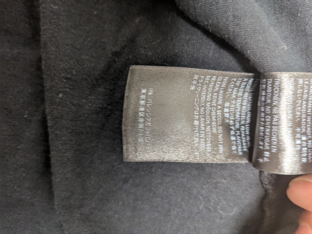 BALENCIAGA ブラック Tシャツ
