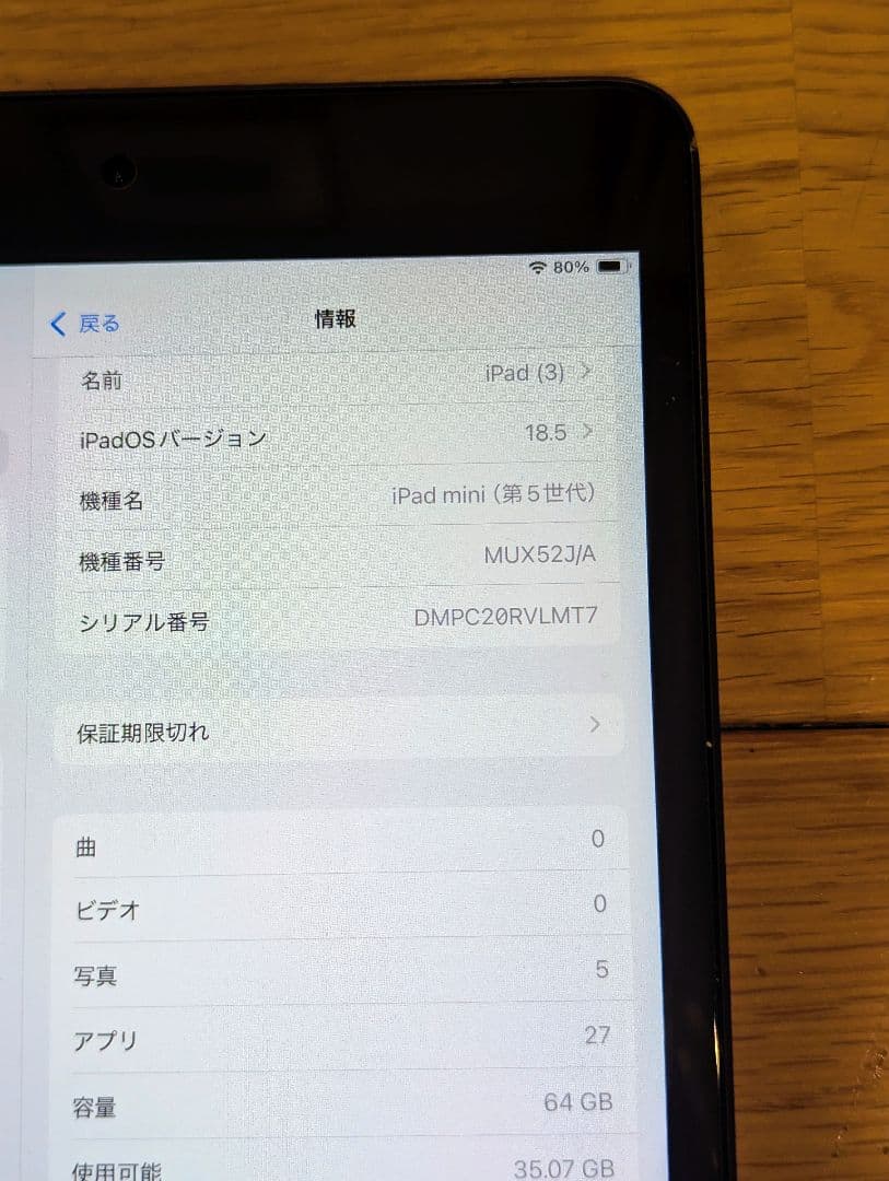 Apple iPad mini5 セルラー Apple Pencil付フルセット