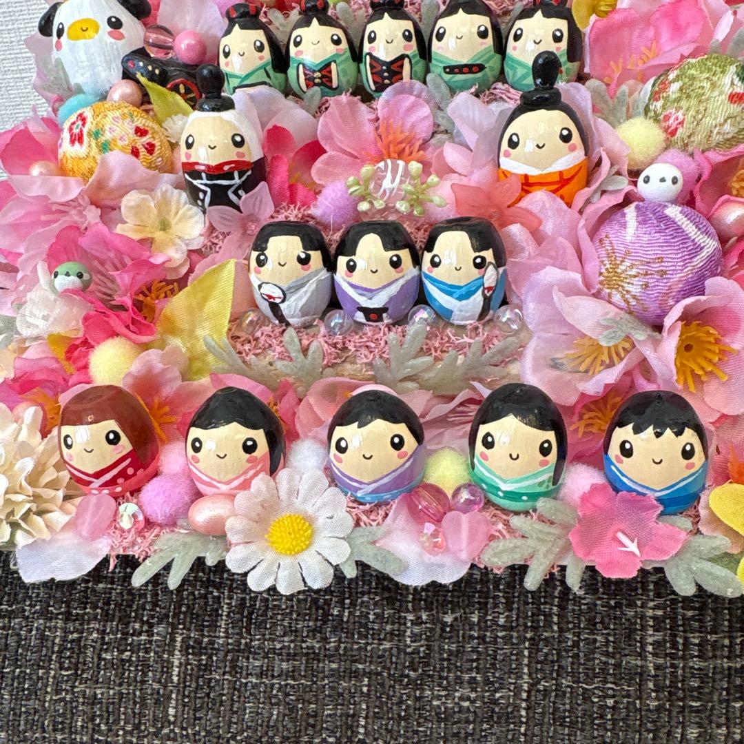 【一点もの】ひな☆ひな祭りの飾り