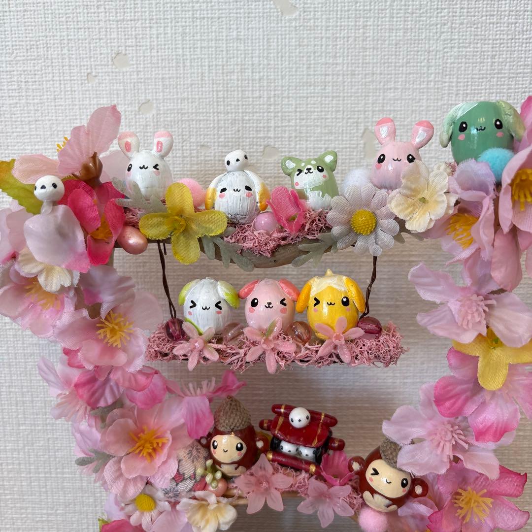 【一点もの】ひな☆ひな祭りの飾り