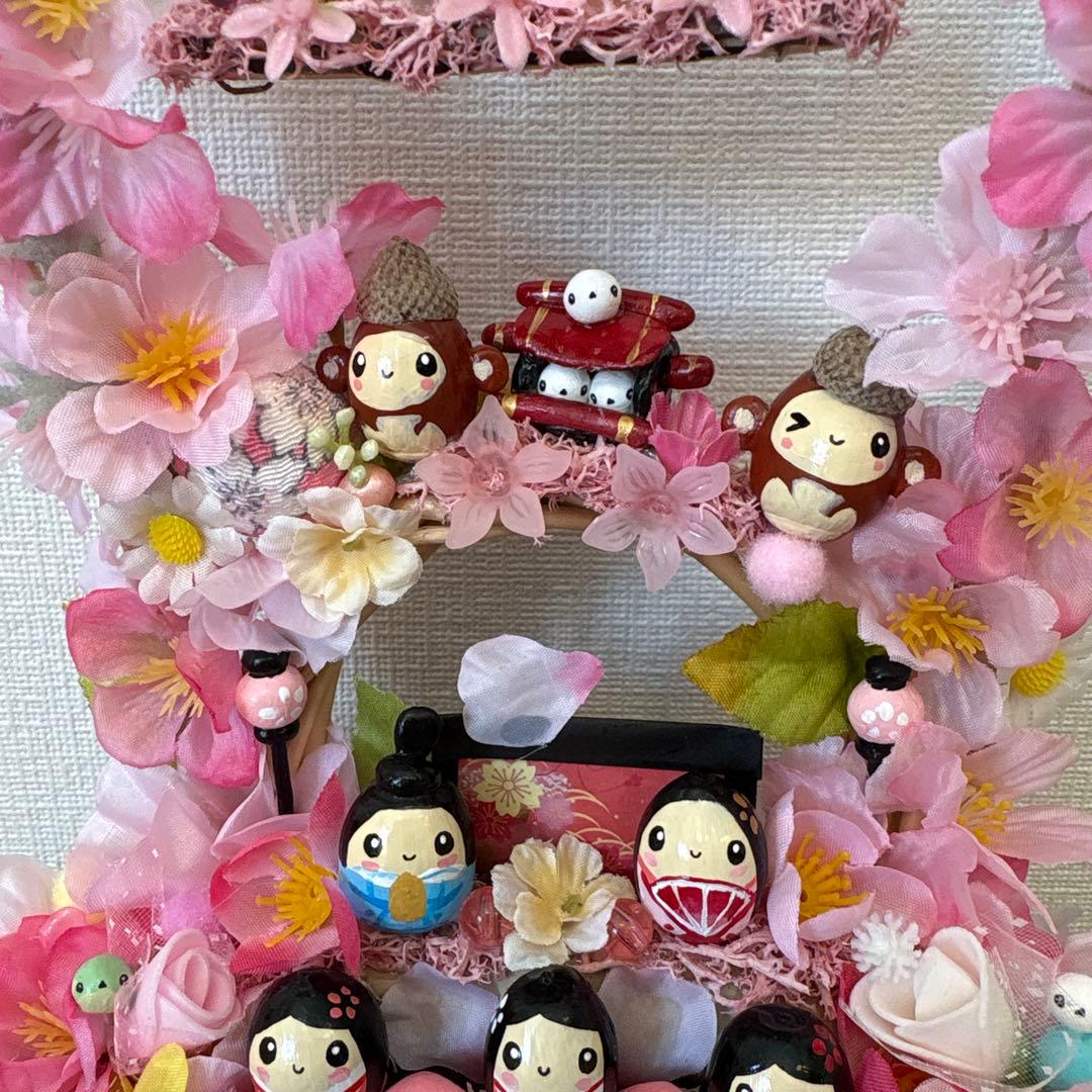 【一点もの】ひな☆ひな祭りの飾り