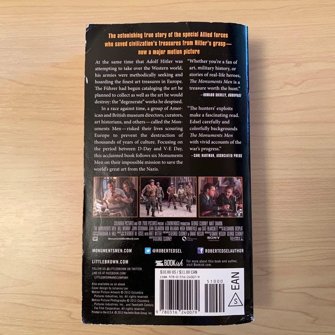 【洋書】 The monuments men