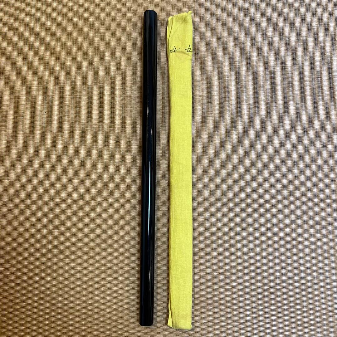 篠笛丸山 9本調子 黒漆 唄用（ドレミ調） 専用笛袋付