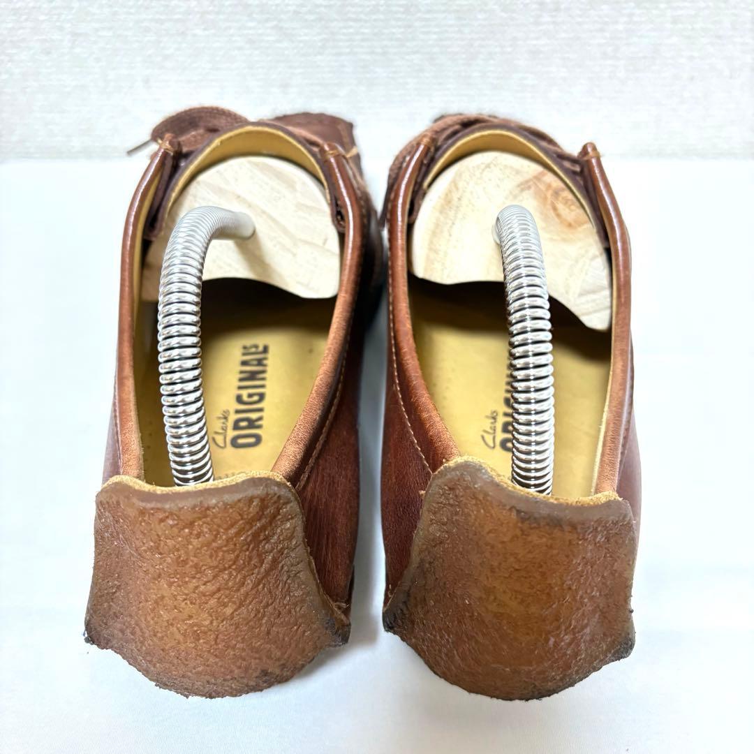【美品】クラークス 26.0cmナタリーワラビーレ ザーブラウン