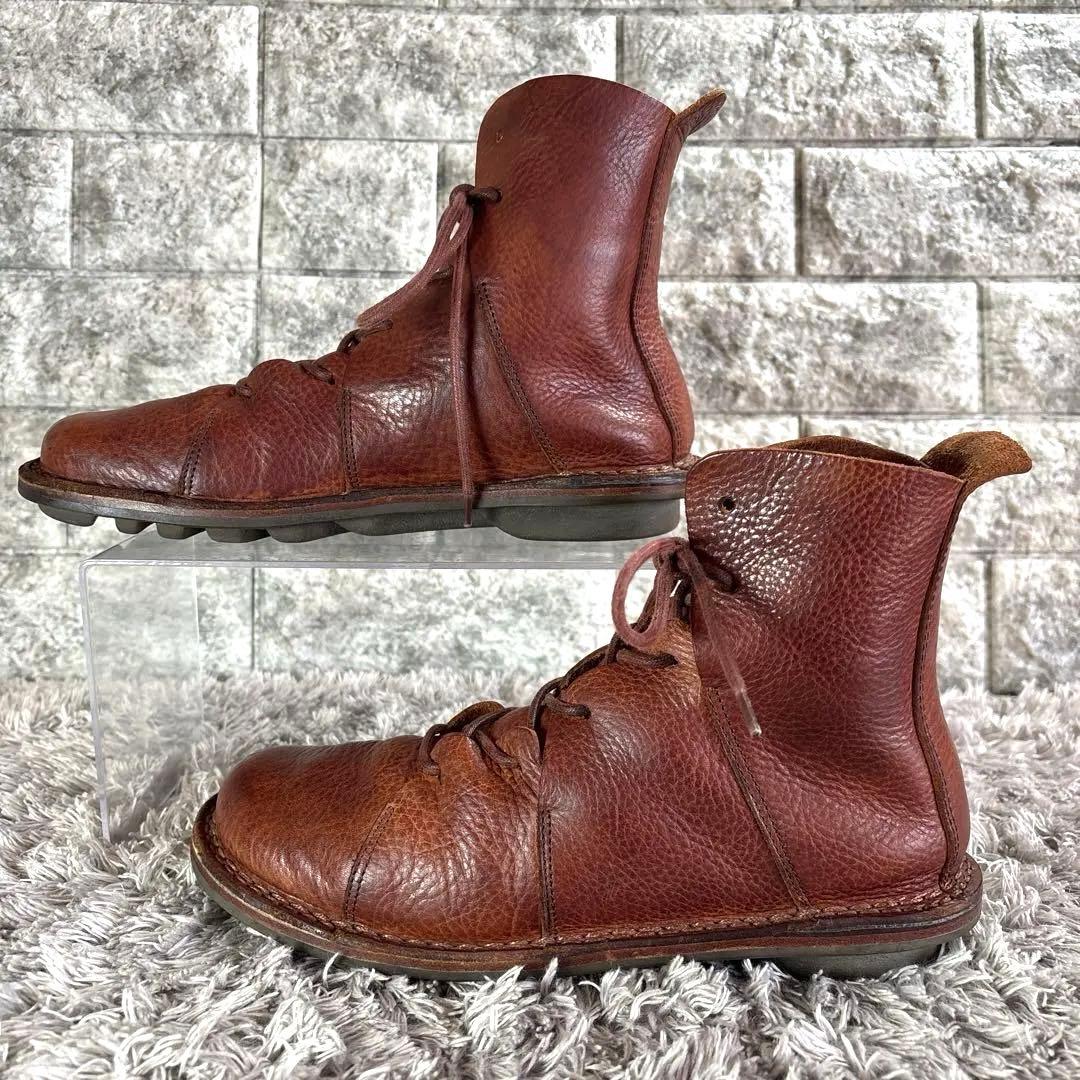 美品❣️trippen NOMAD−WAW レースアップブーツ 本革 茶 23.5