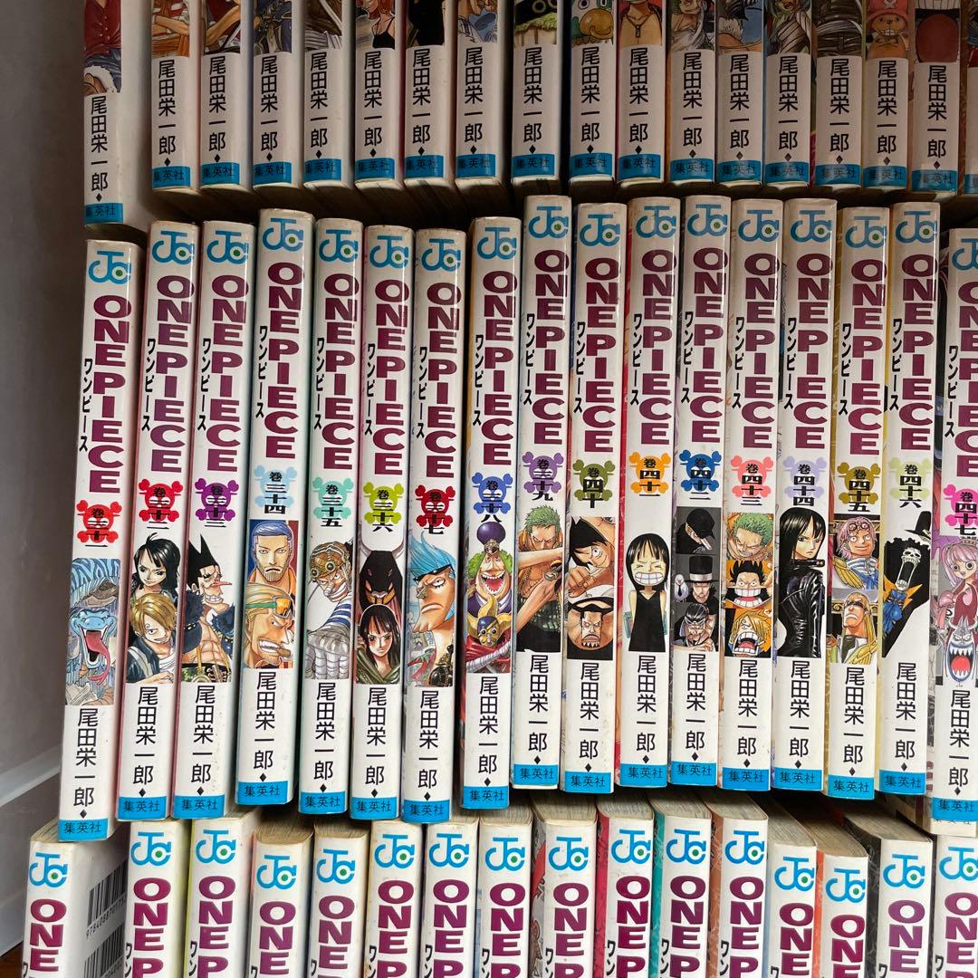漫画　ワンピース　1ー87巻(欠巻:70、74巻)＋おまけ
