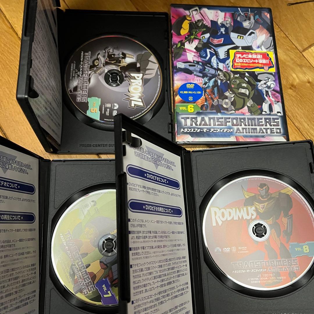 トランスフォーマー アニメイテッド 全10巻 DVD セル販売品