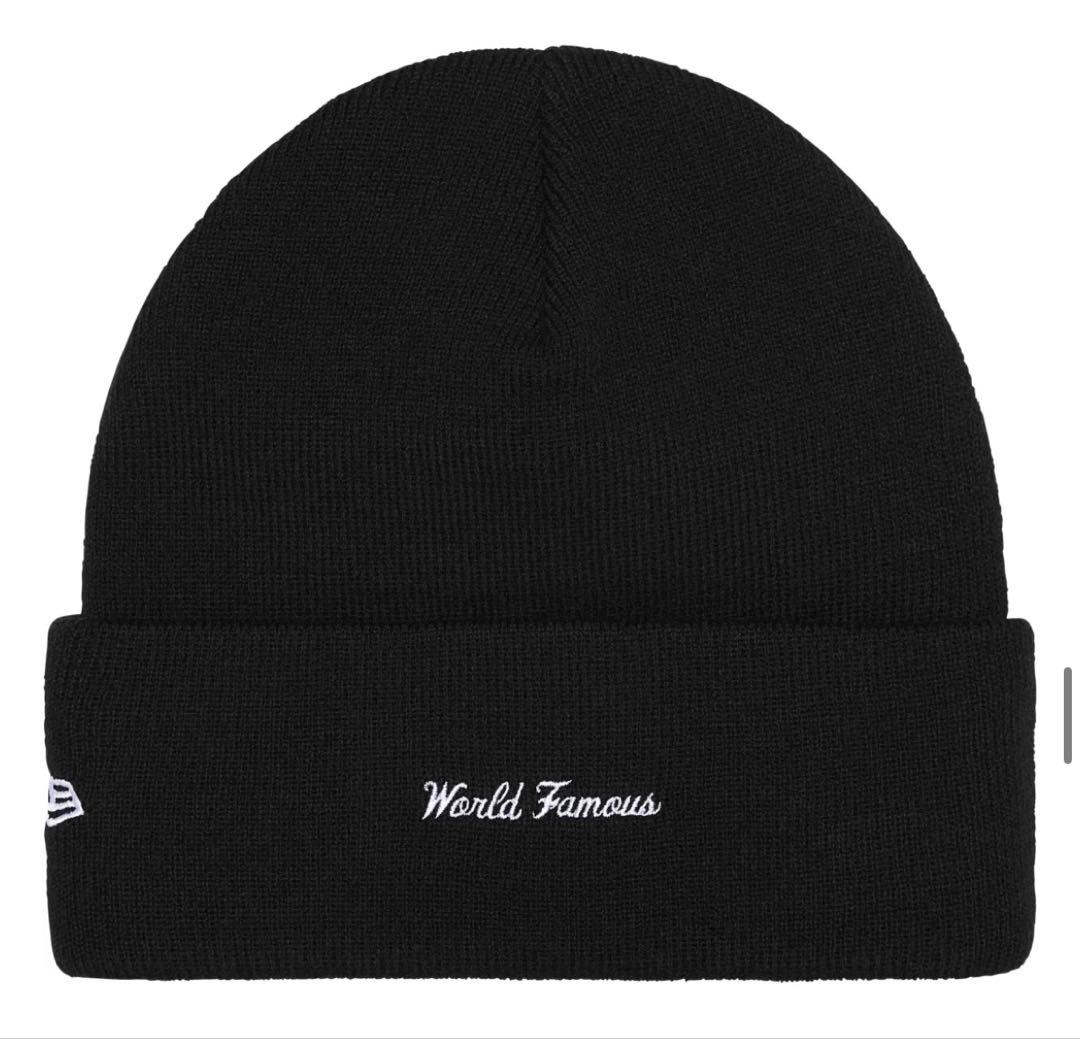 Supreme x New Era Box Logo Beanie ブラック