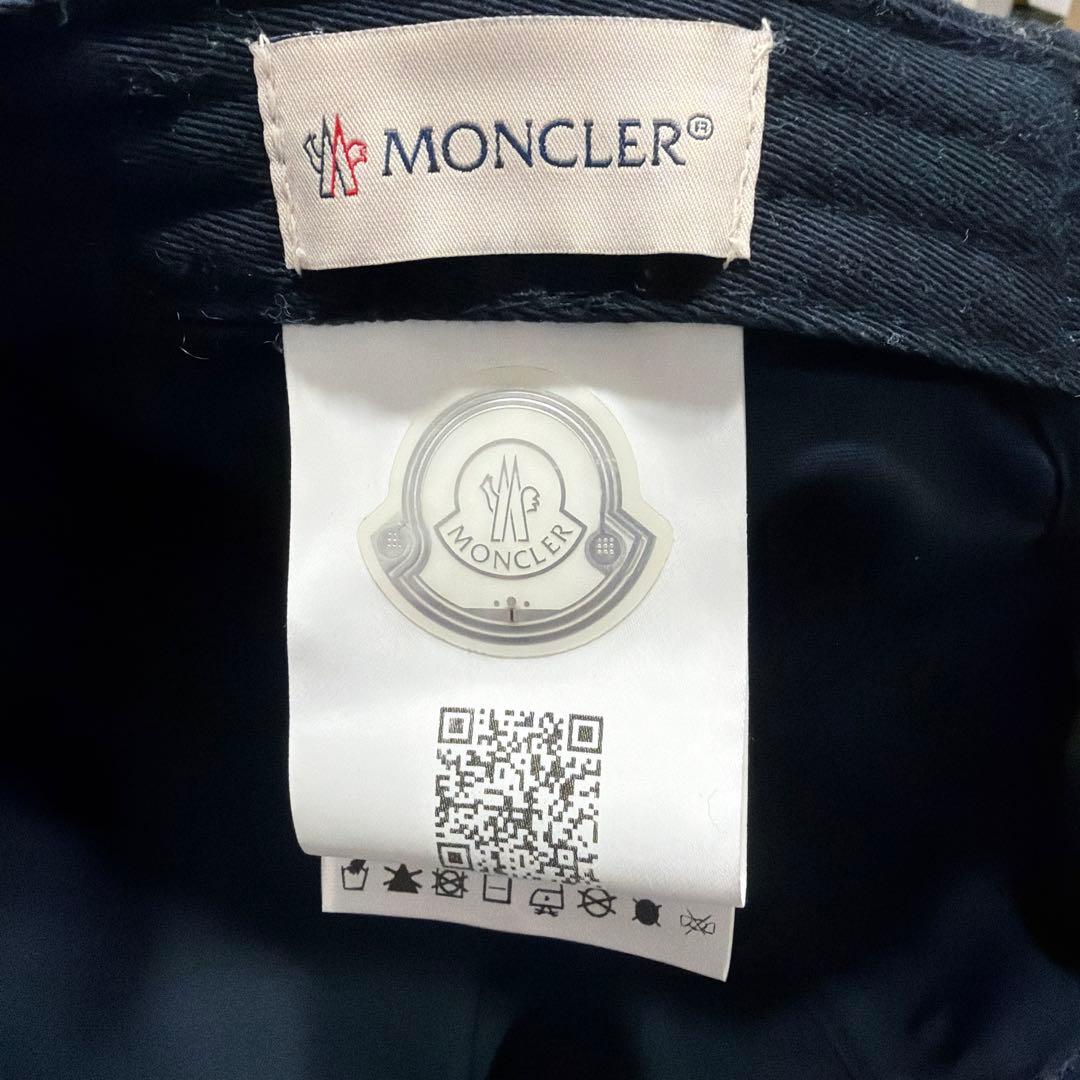 Q*O様 【極美品】MONCLER ネイビー キャップ メンズ、レディース、ユニ