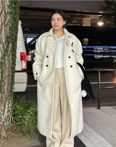 【新品タグ付】【今季】Bibiy　MANON DUFFLE COAT ホワイト