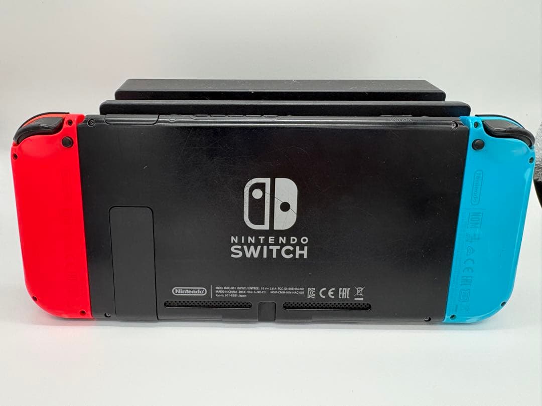 【動作良好】Nintendo Switch 本体セット ネオンブルー レッド