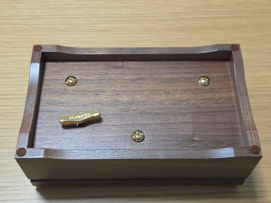 【美品】Sankyo ORPHEUS 50 カノン ウォルナットオルゴール日本製
