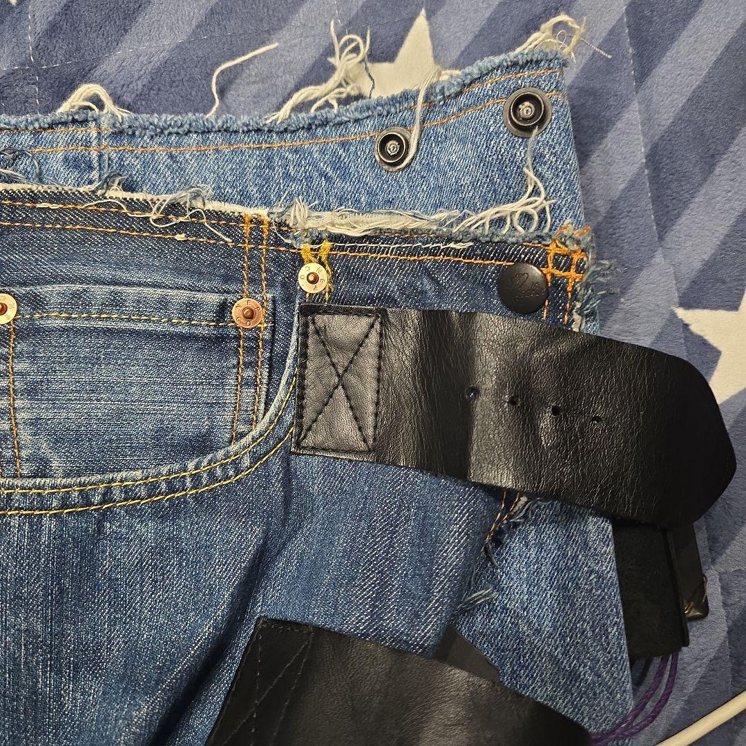 RebuildbyNeedles501WrapSkirtデニムスカートロフトマン