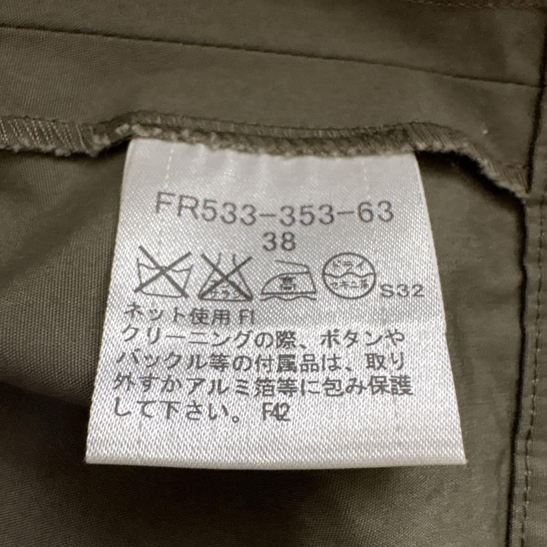 【美品 】バーバリーブルーレーベル フーデッドコート カーキ 38 綿100%