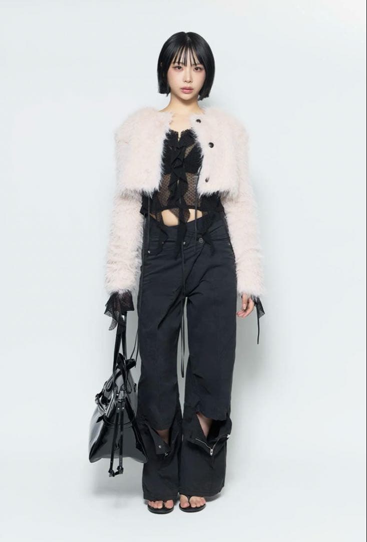 N*A様 S double knee pants heart THEREDTHR