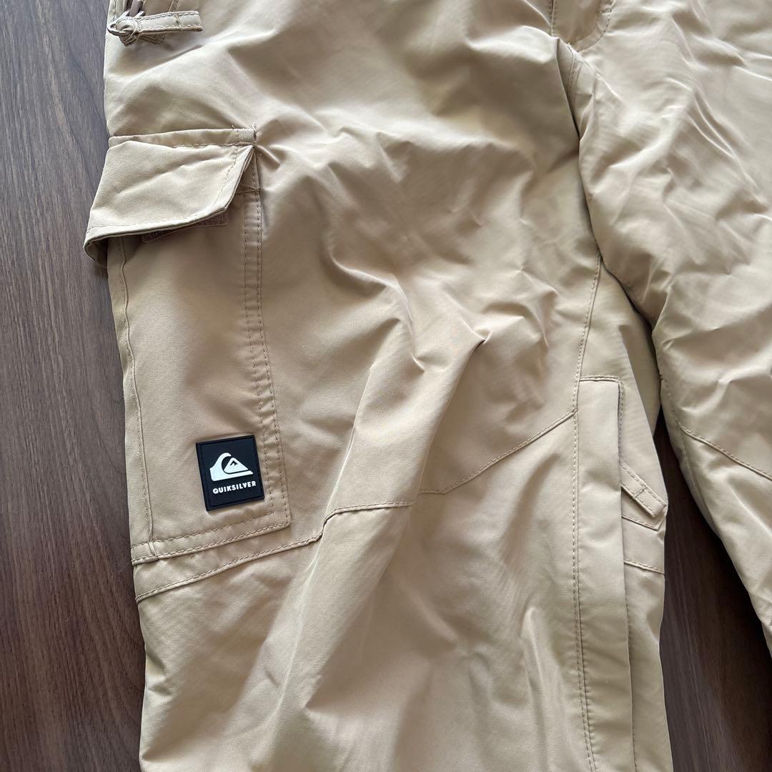Quiksilver スノーボードパンツ ベージュ
