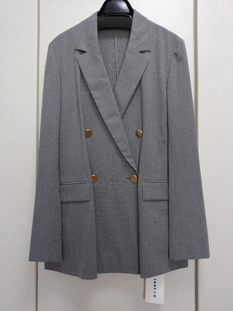 フレイアイディー／ダブルテーラードジャケット（GRY）新品・タグ付き
