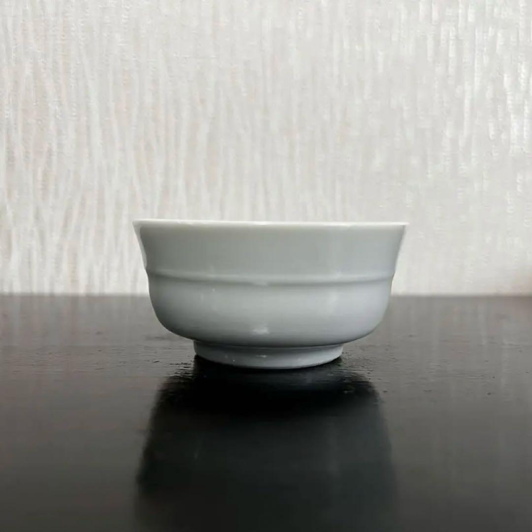白磁　胴紐　盃