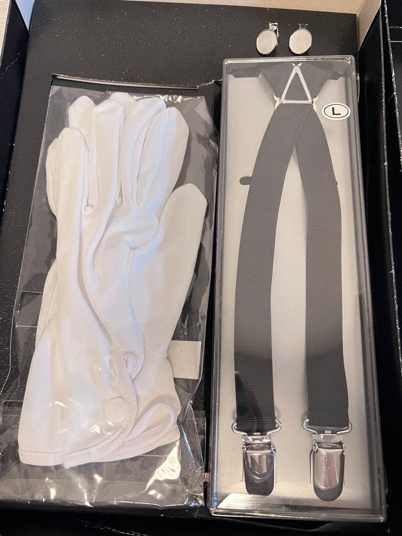 【値下】タキシード　新郎小物セット　シャツ　　プリマカーラ　結婚式
