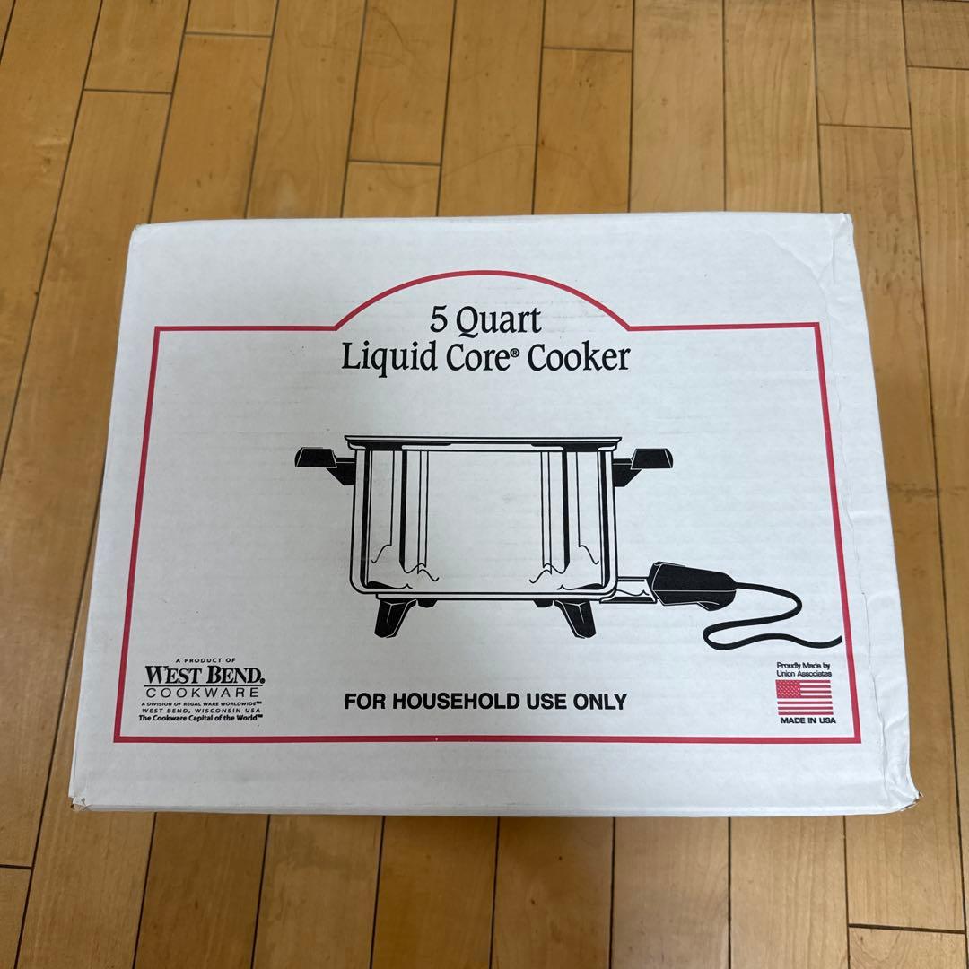 【新品未使用】5 Quart Liquid Core Cooker 電気鍋