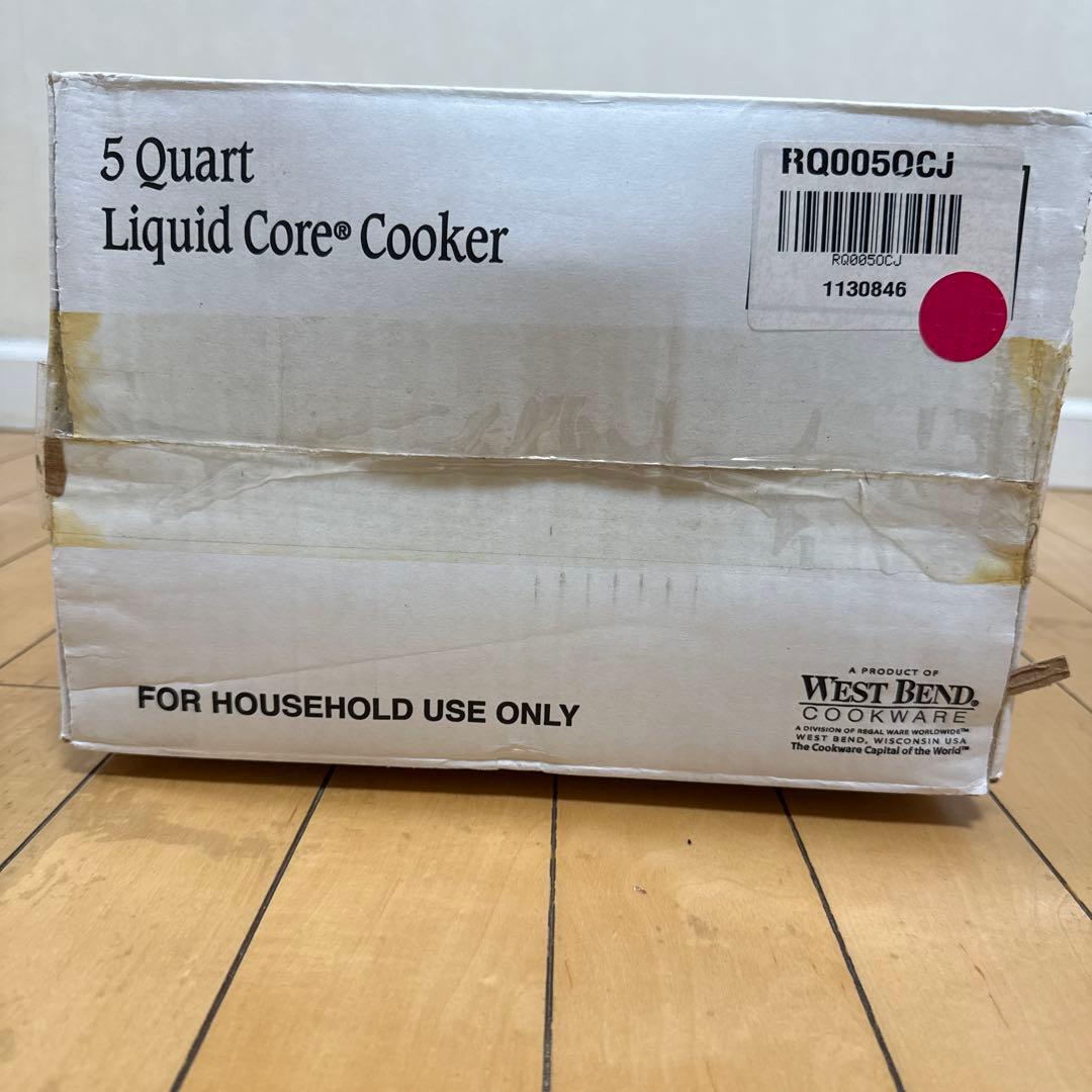 【新品未使用】5 Quart Liquid Core Cooker 電気鍋