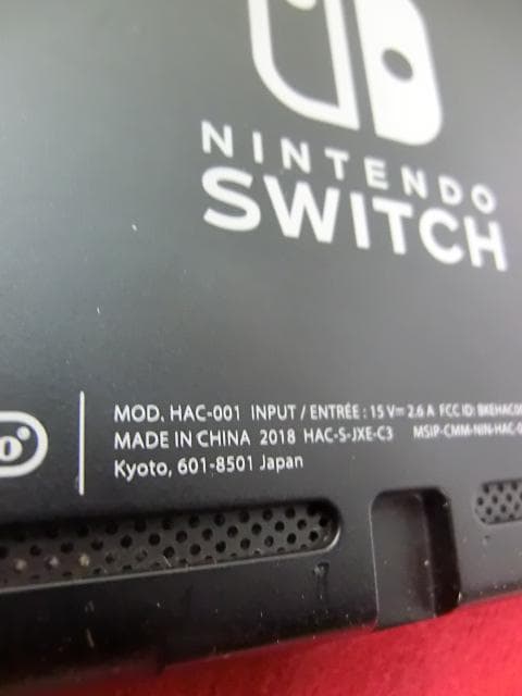 169：Nintendo Switch HAC-001　ニンテンドー　ジャンク