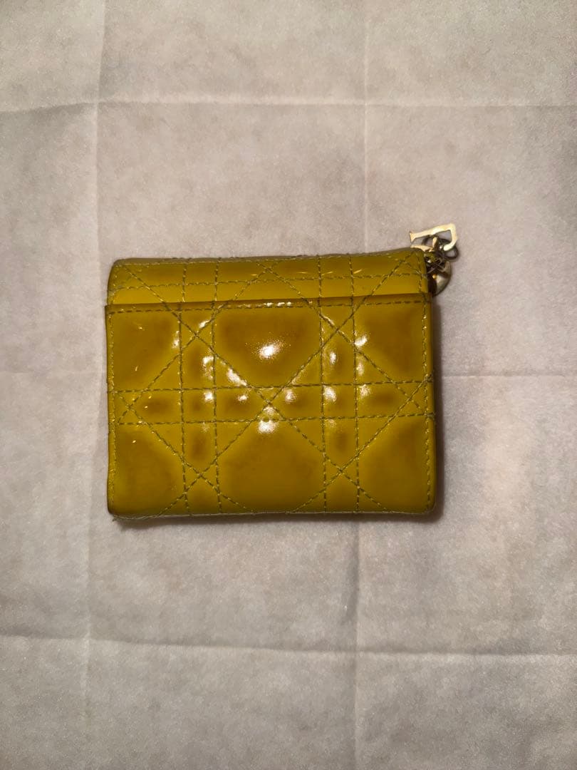 Lady Dior Lotus ウォレット　イエロー