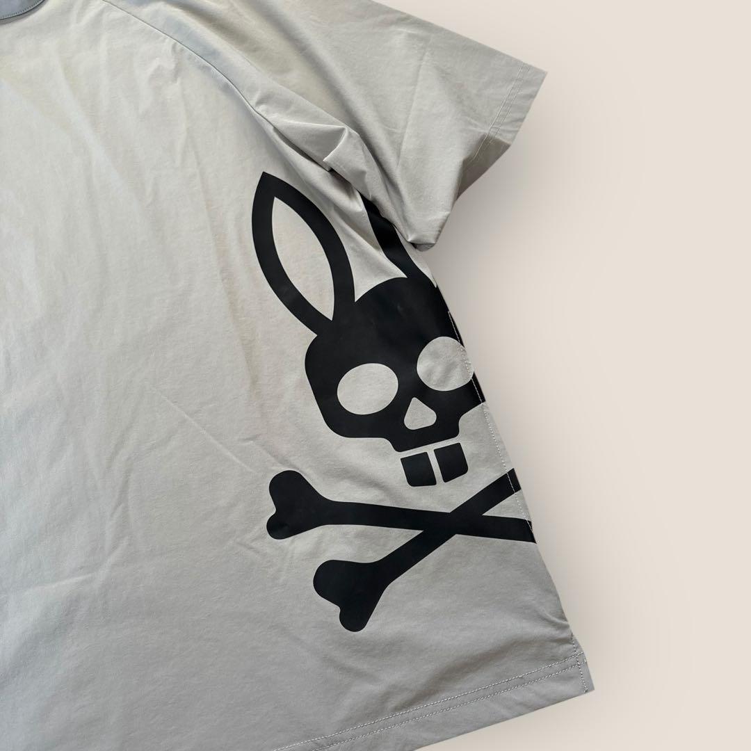PSYCHO BUNNY GOLF BIG BUNNYロゴ モックネックTシャツ
