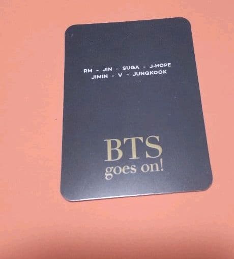 BTS ジン　直筆サイン