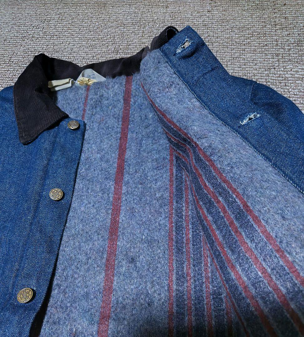 未使用品70s∼KEY IMPERIAL USA製ブランケット裏地カバーオール