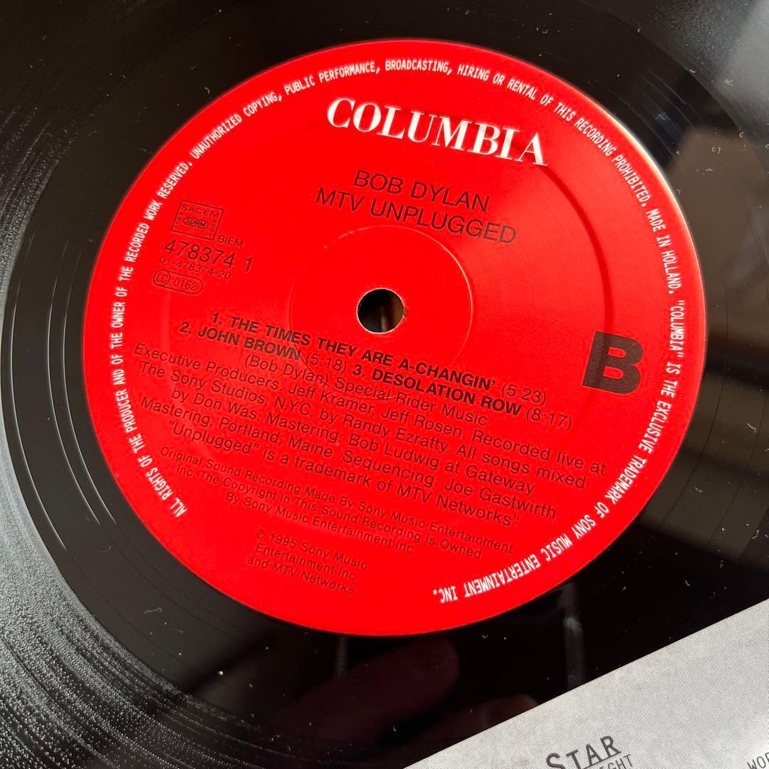 d*2様 Bob Dylan MTV Unplugged レコード