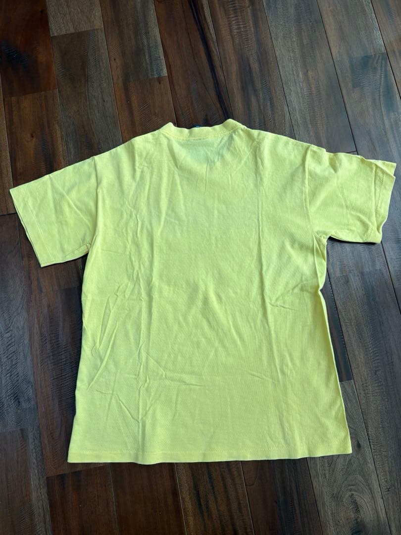 Stussy イエロー Tシャツ Mサイズ　old stussy usa製