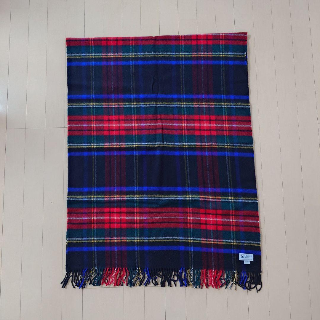 ピーチ　【美品】ジョンストンズ　ストール　カシミア100%