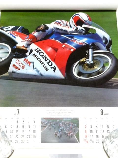 HONDA RACING SPIRITS 1987年カレンダー