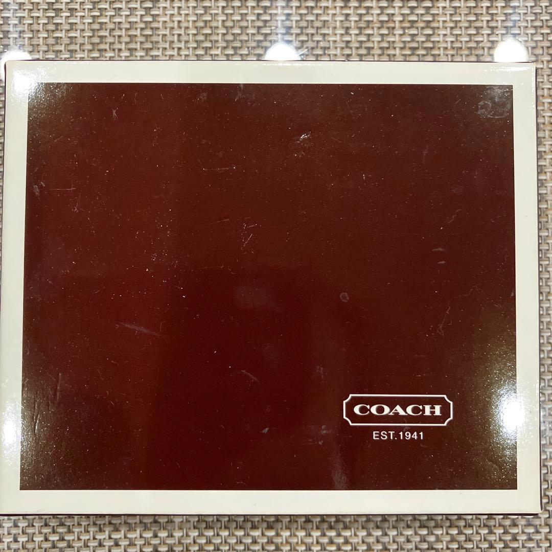 COACH 名刺入れ ピンクとブラウン