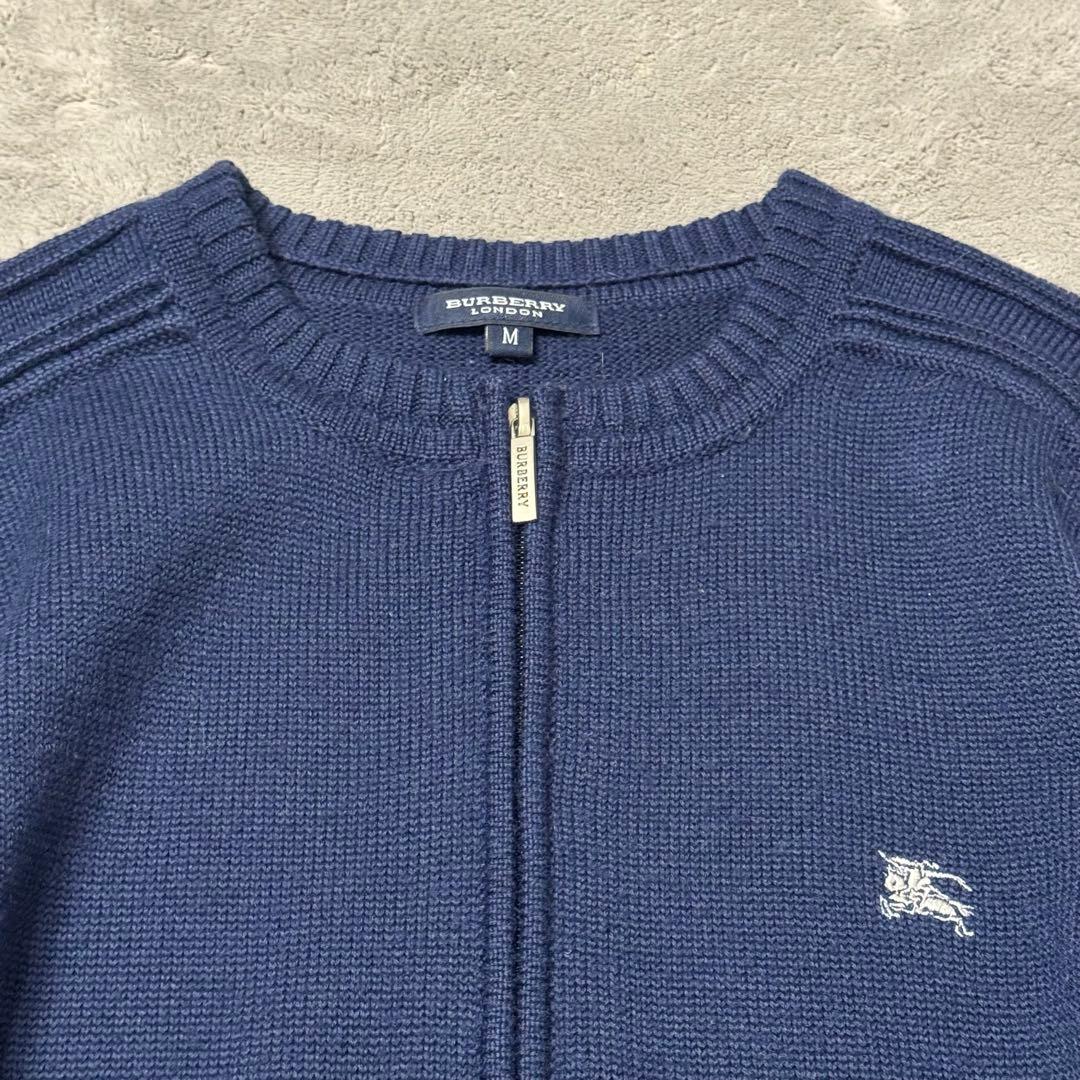 バーバリーロンドン BURBERRY LONDON ドライバーズニット ロゴ