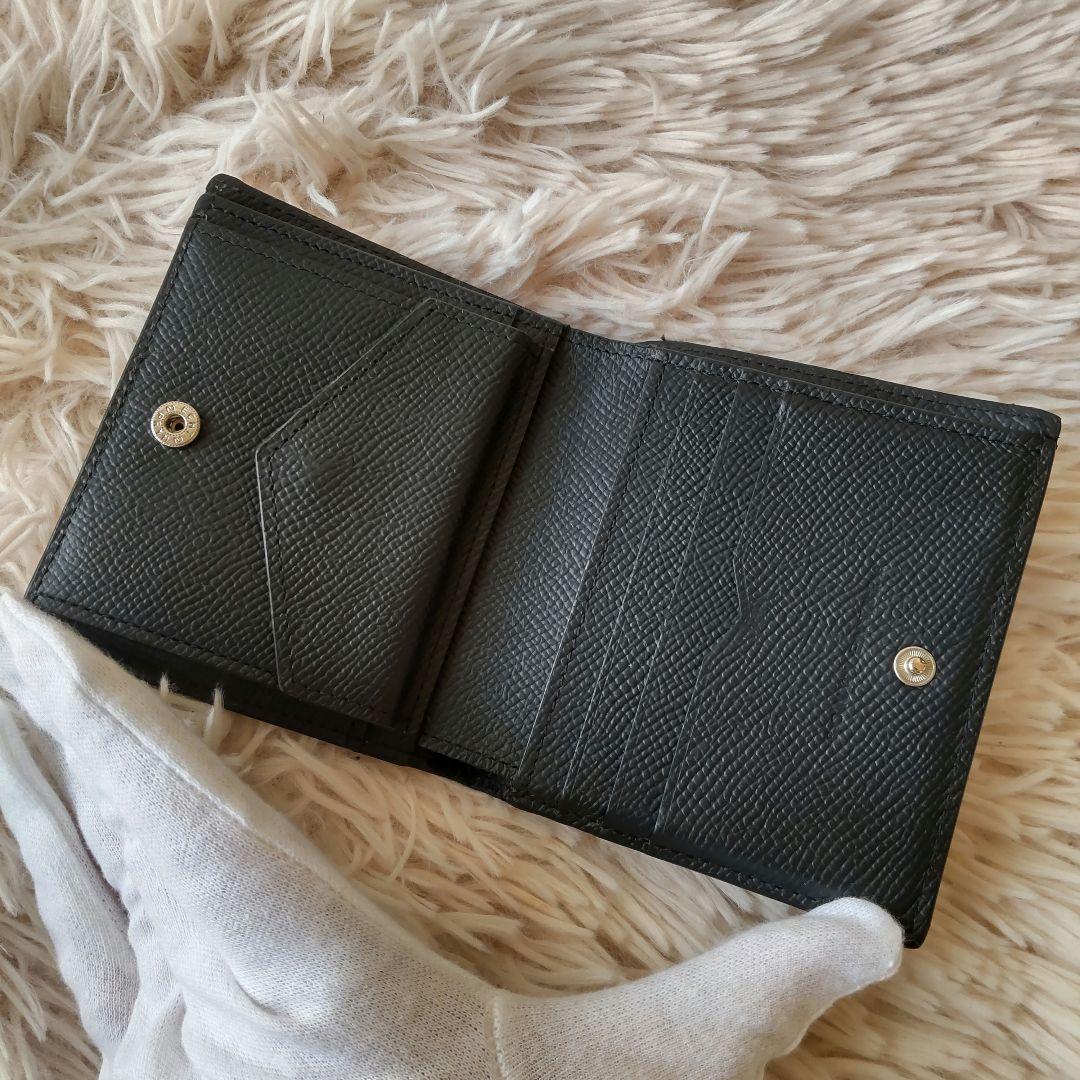 美品✨ボナベンチュラ 2つ折り財布 ブラック ケース