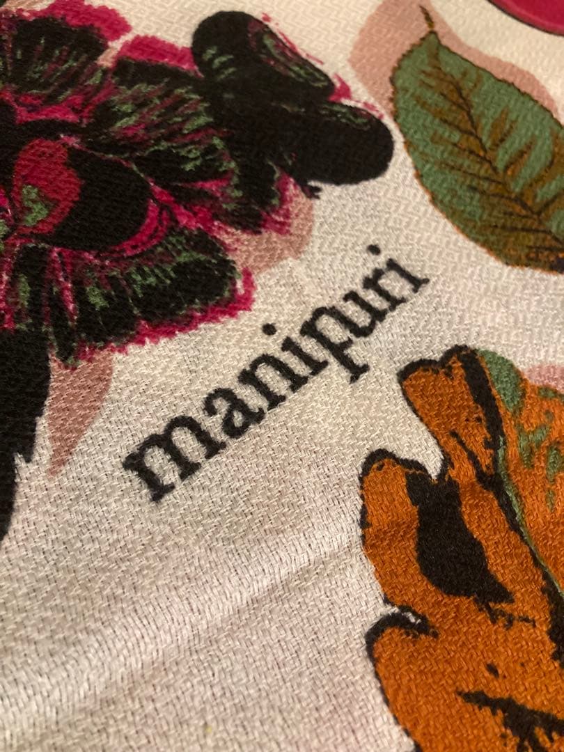 manipuri マニプリ　AUTMN ストール　ウールシルク　未使用