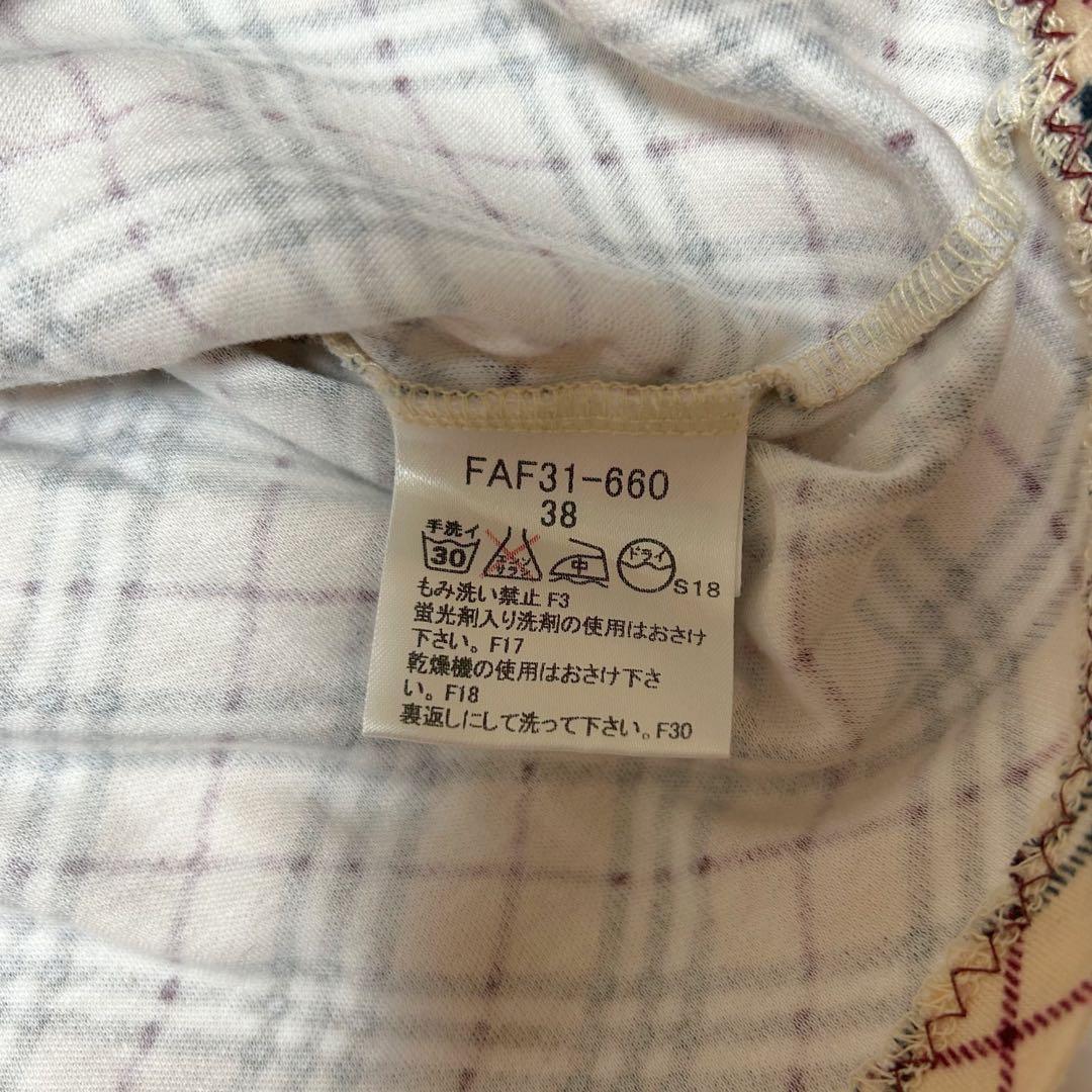BURBERRY バーバリーブルーレーベル ノバチェック 半袖 シャツ 38