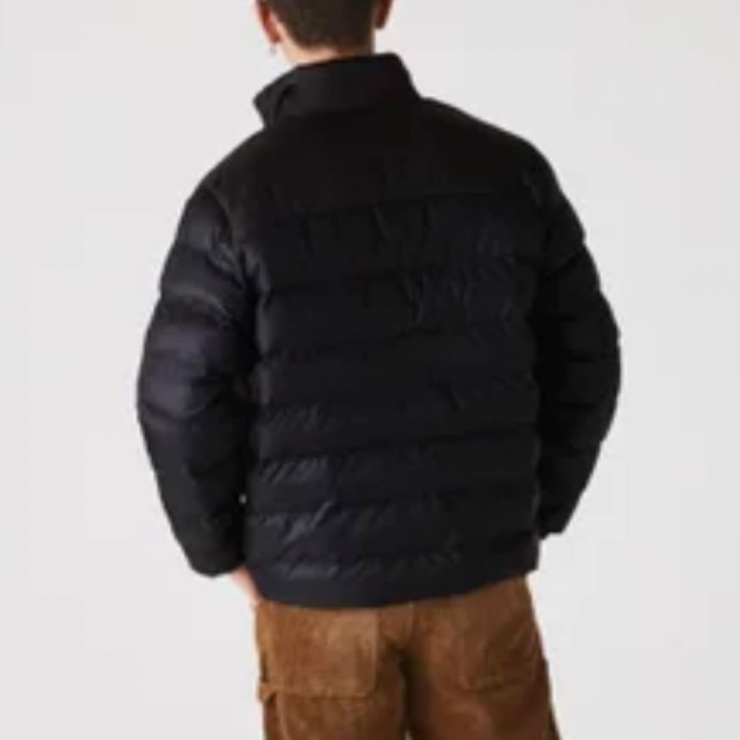 【US_Mサイズ】Lacoste ラコステ 黒 中綿ダウンコート ジャケット