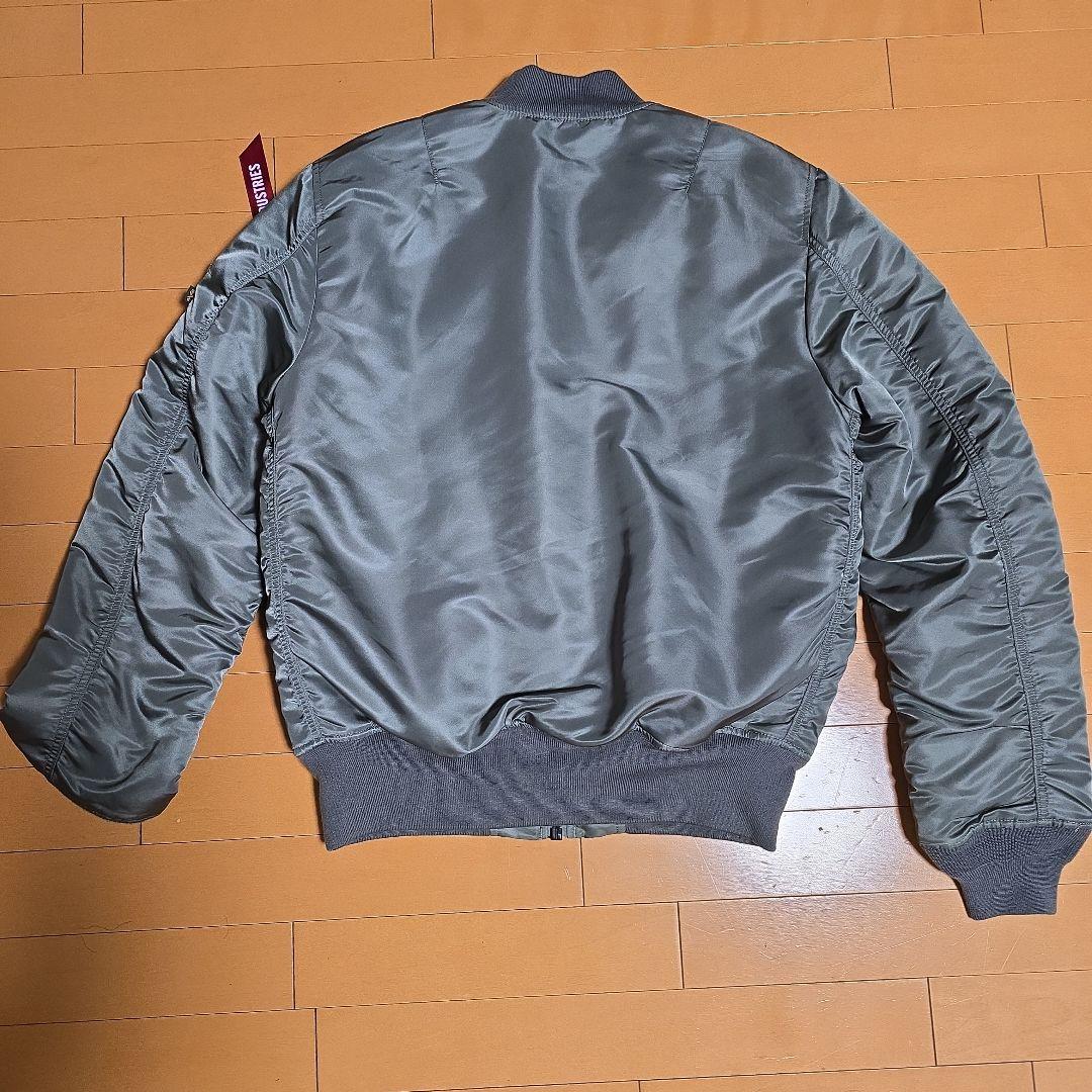 ALPHA INDUSTRIES MA-1 フライトジャケットグリーンカーキー