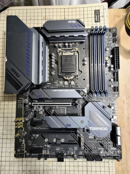 MSI MAG Z590 TORPEDO 動作確認済み/ピン折れ中古品