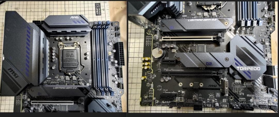 MSI MAG Z590 TORPEDO 動作確認済み/ピン折れ中古品