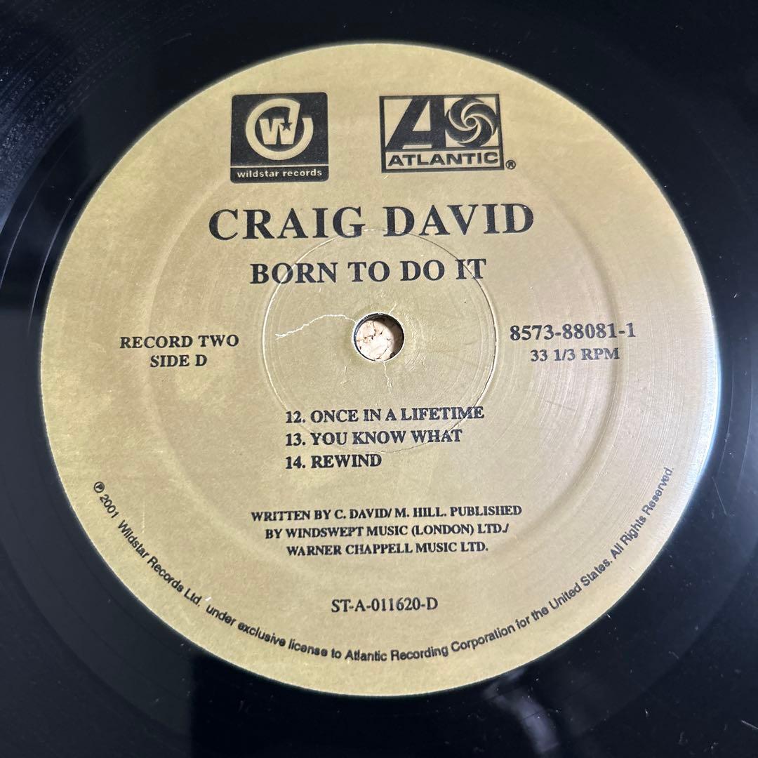 洋楽 Craig David Born to Do It 2LP
