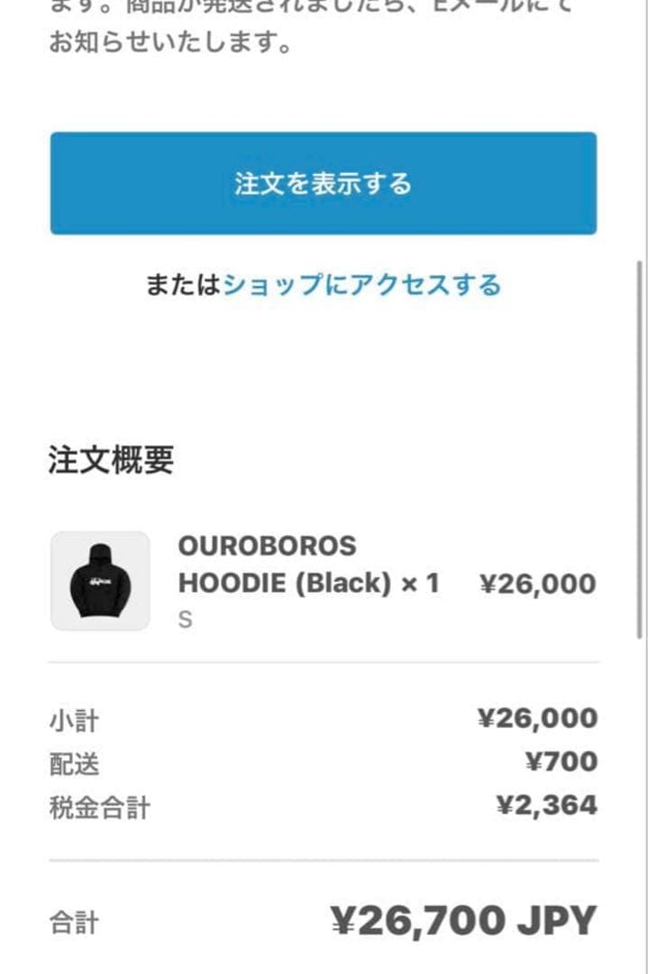 【S】IDEASWAM OUROBOROS HOODIE (Black)