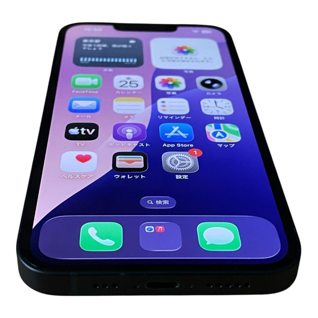 iPhone 13 ミッドナイト 黒 128GB SIMフリー 送料無料 美品