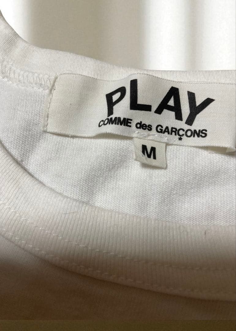 PLAY comme des garcons tシャツ tee ギャルソン　刺繍