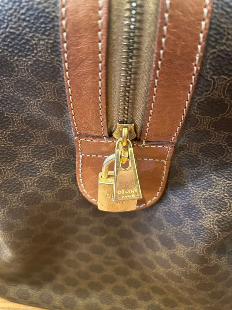 CÉLINE ボストンバッグ ダークブラウン
