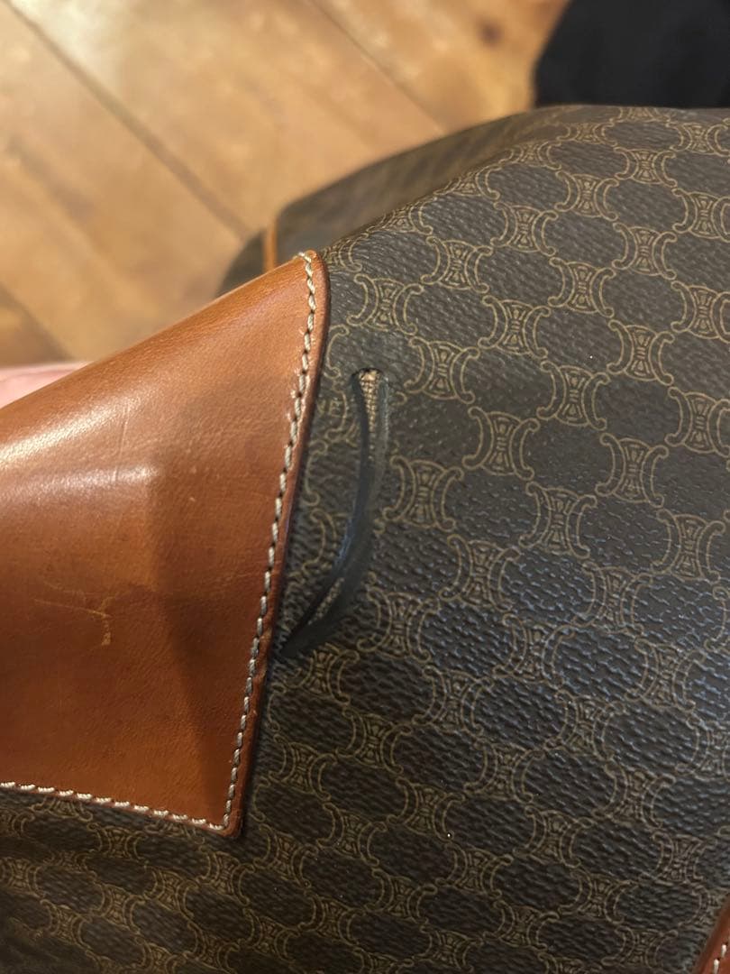 CÉLINE ボストンバッグ ダークブラウン