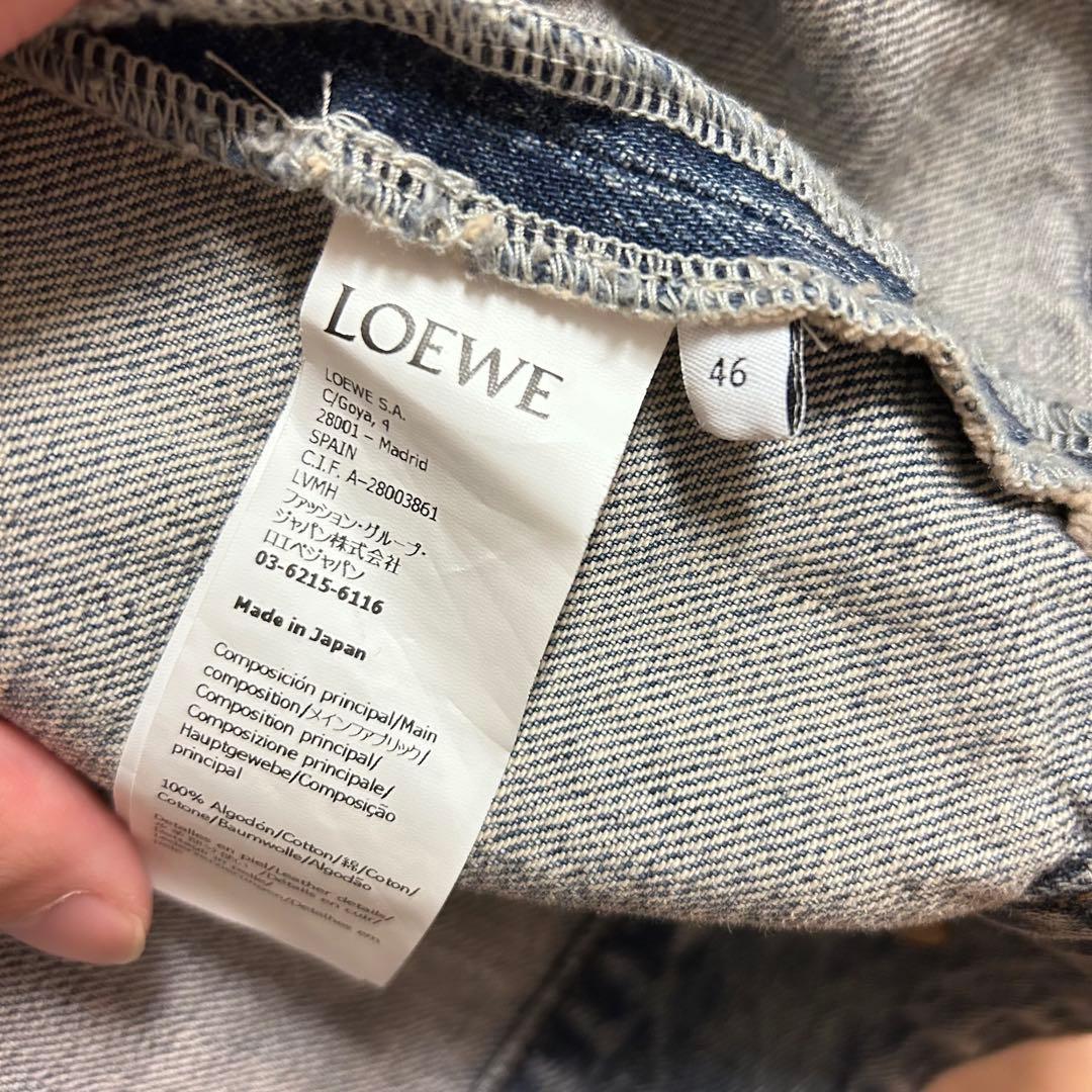 【極美品】LOEWE Jacket デニムジャケット ボンバージャケット